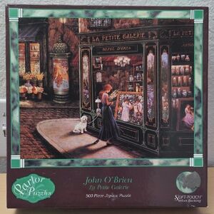 La Petite Galerie John O'Brien Velvet Backing Jigsaw Puzzle - 500 Pieces New